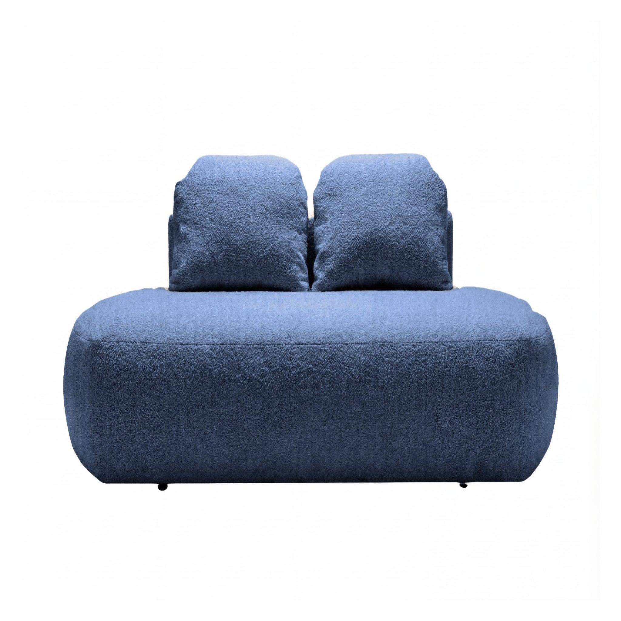 CASANOVA PARIS Colin - canapé droit tissu texturé. Coloris disponibles : Gris, Orange, Vert, Beige, Bleu