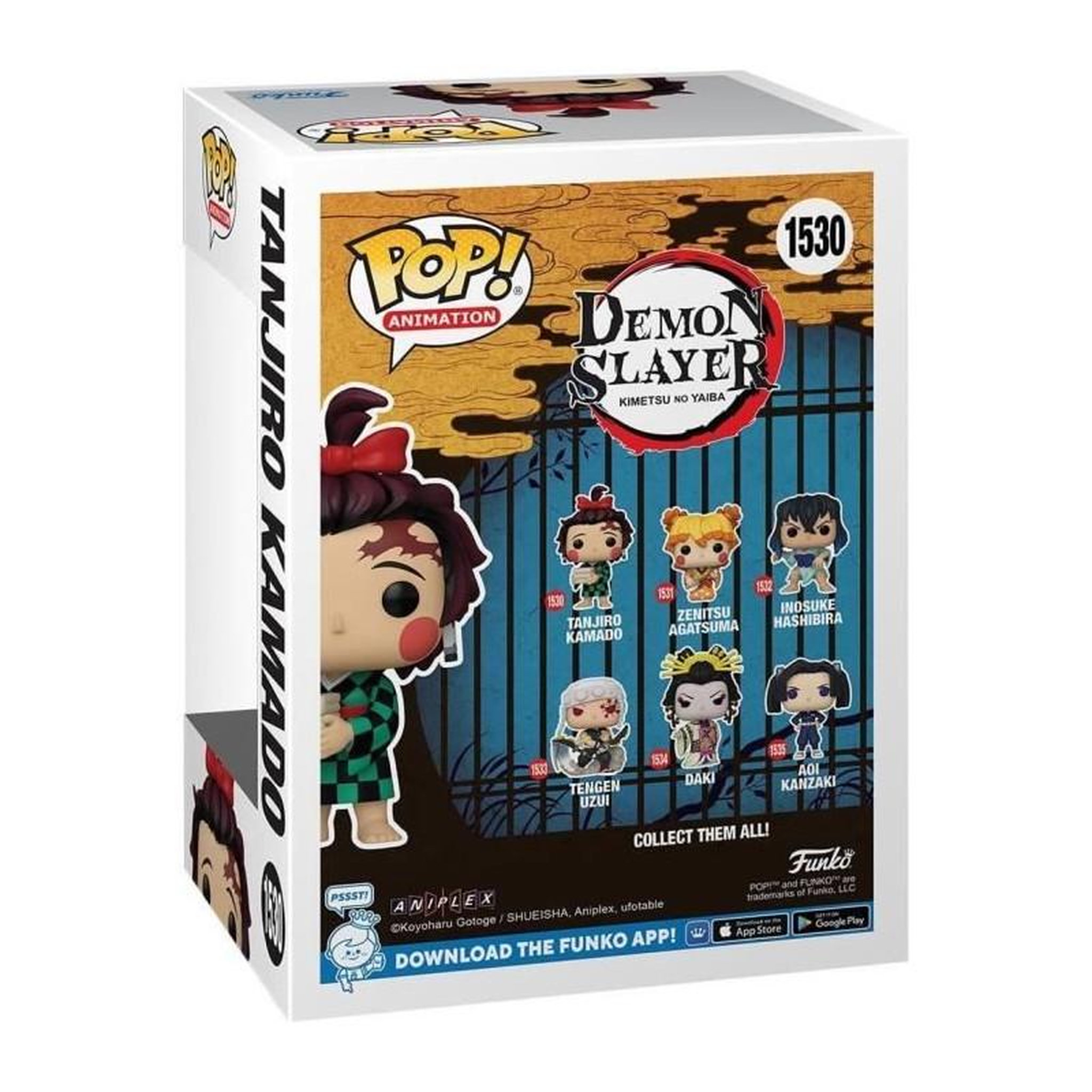 Voir la diapositive 3 : Funko Figurine - FUNKO - Tanjiro No 1530 - Multicolore - Vinyle - 10 cm