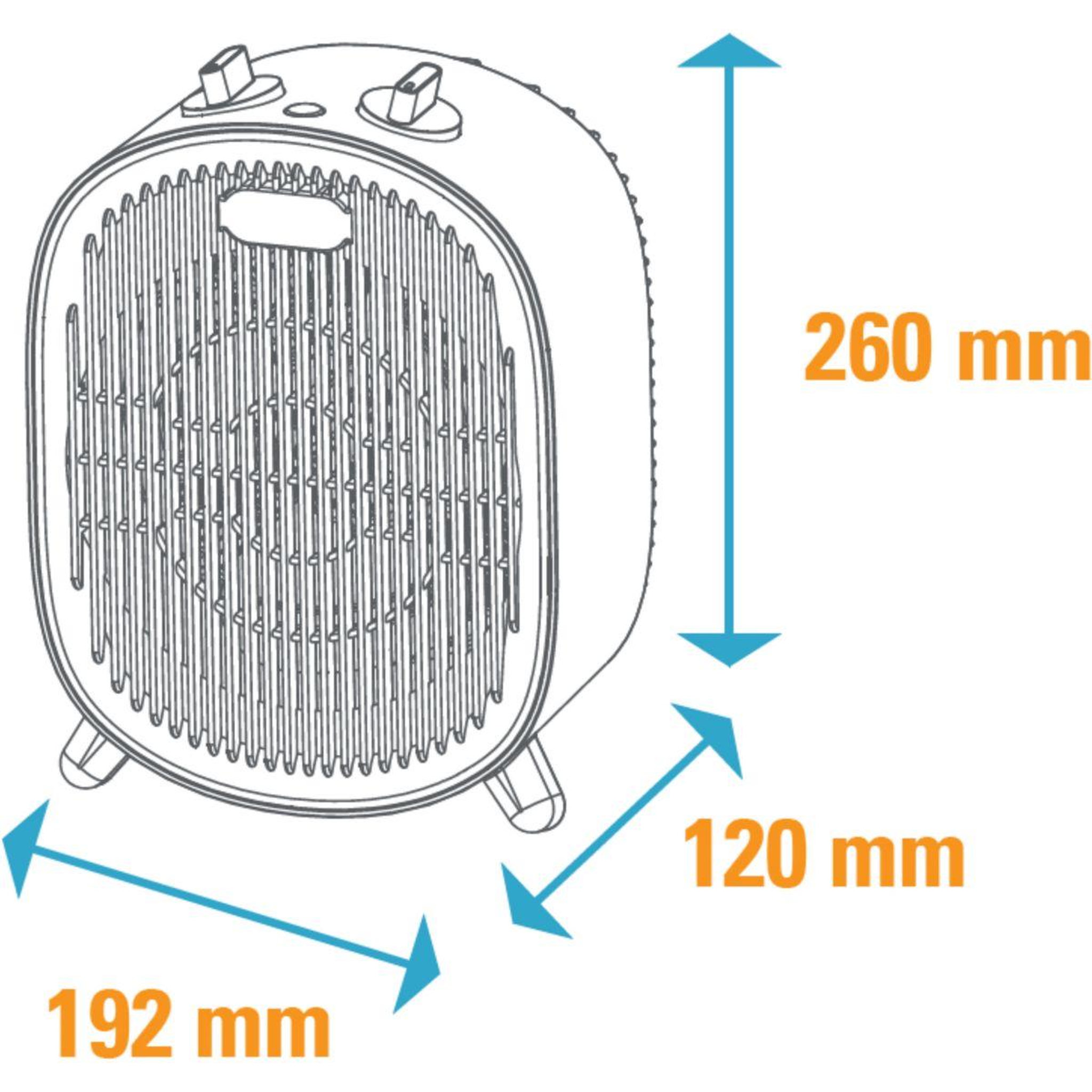 Voir la diapositive 3 : OPTIMEA Chauffage soufflant oce-a01-2000n