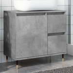 VIDAXL Armoire de salle de bain gris beton 65x33x60 cm