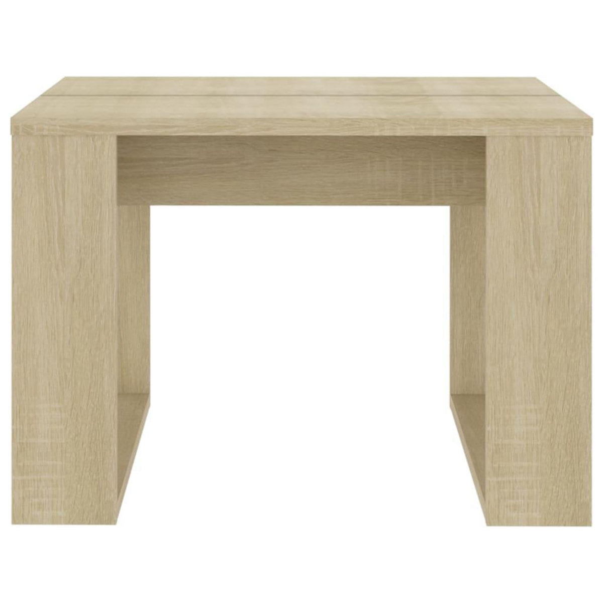 VIDAXL Table d'appoint Chene sonoma 50x50x35 cm Bois d'ingenierie