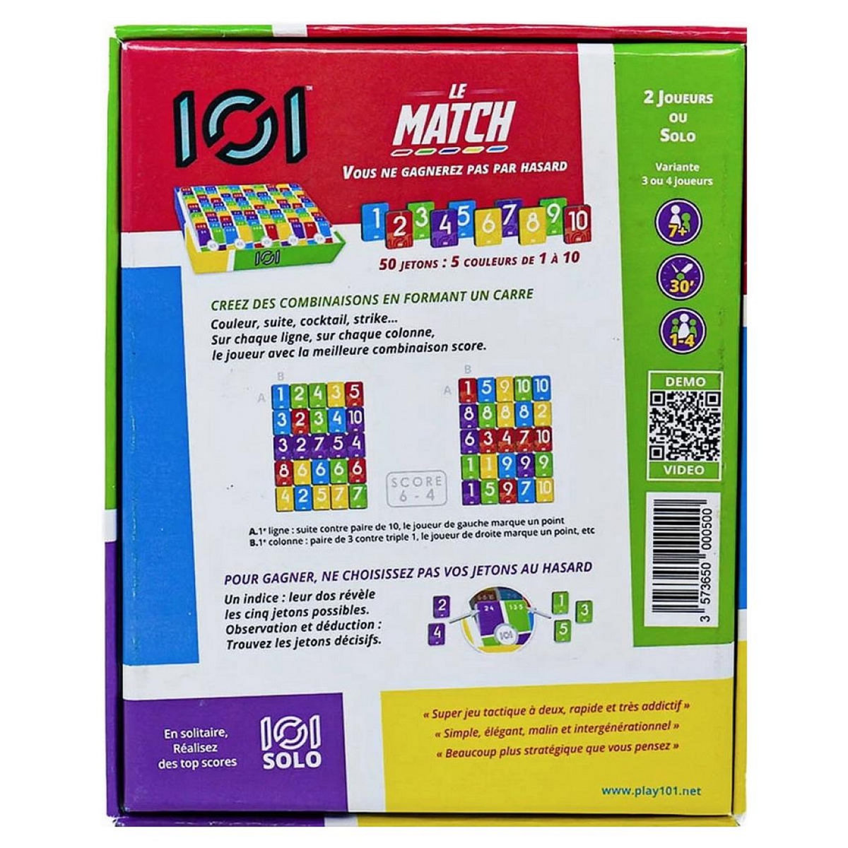 TRIBUO 101 le match jeux de cartes