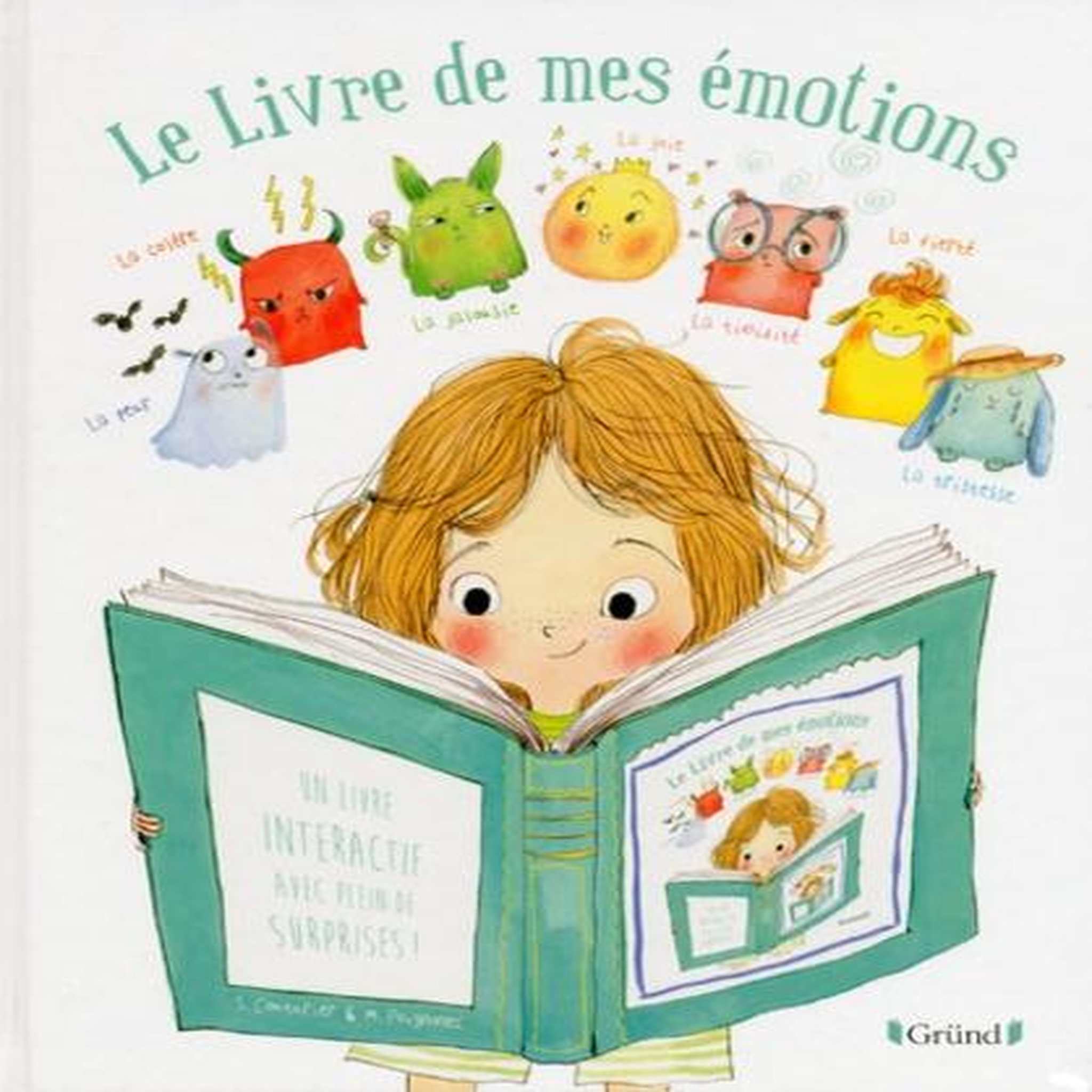 LE LIVRE DE MES EMOTIONS. UN LIVRE INTERACTIF AVEC PLEIN DE SURPRISES !, Couturier Stéphanie