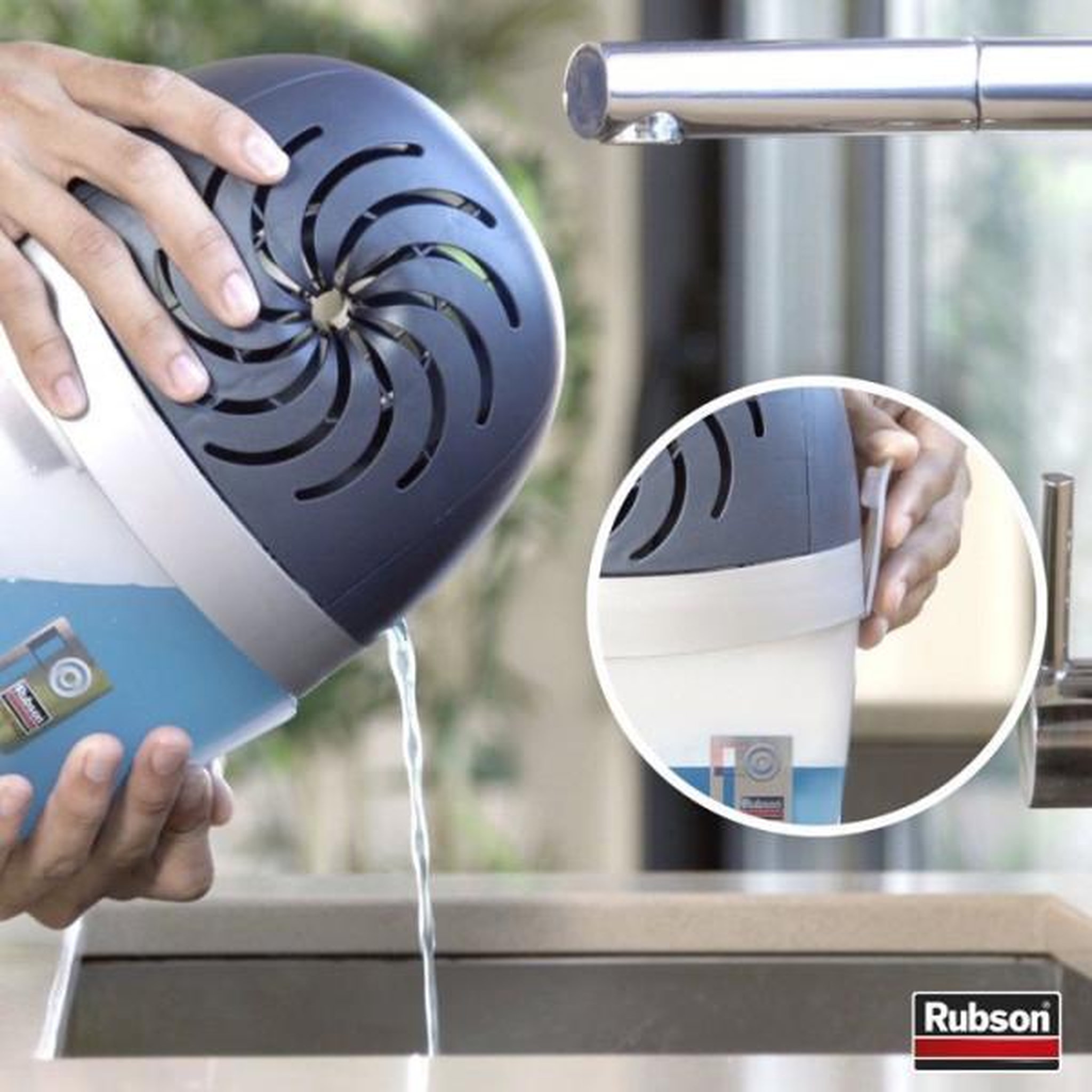 Voir la diapositive 3 : rubson Lot de 6 recharges absorbeur d'humidité - rubson - top promo - 5 recharges aero 360° neutre + 1 recharge aero 360° relax lava