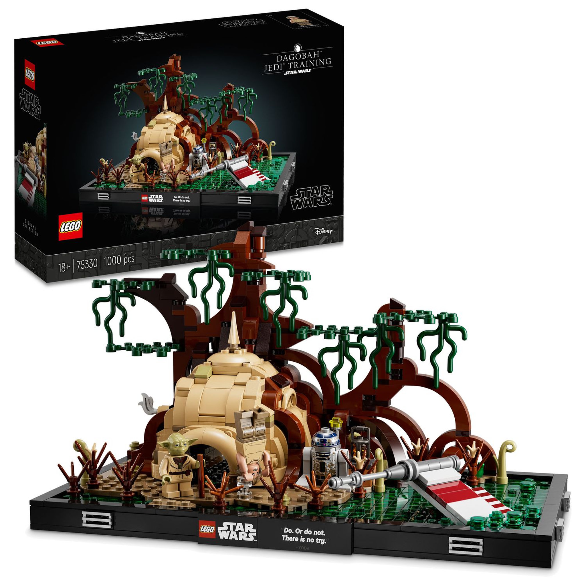 Voir la diapositive 2 : LEGO Star Wars 75330 Diorama de l'Entraînement Jedi sur Dagobah