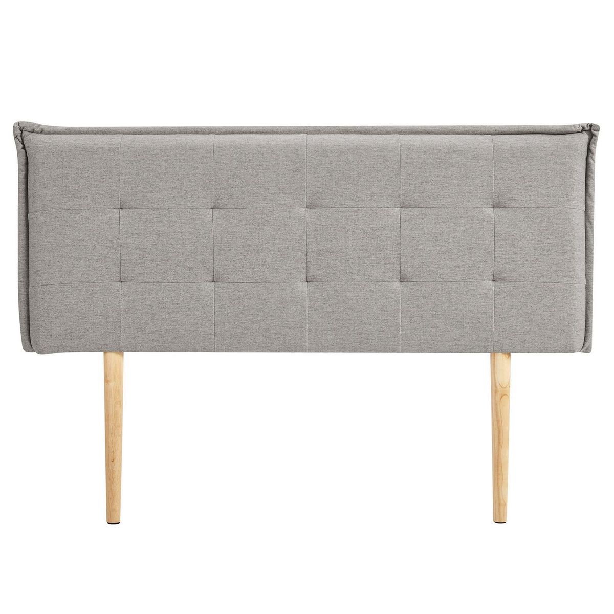 IDIMEX Tête de lit TIMOTHÉ 140 capitonnée sur pieds, en tissu