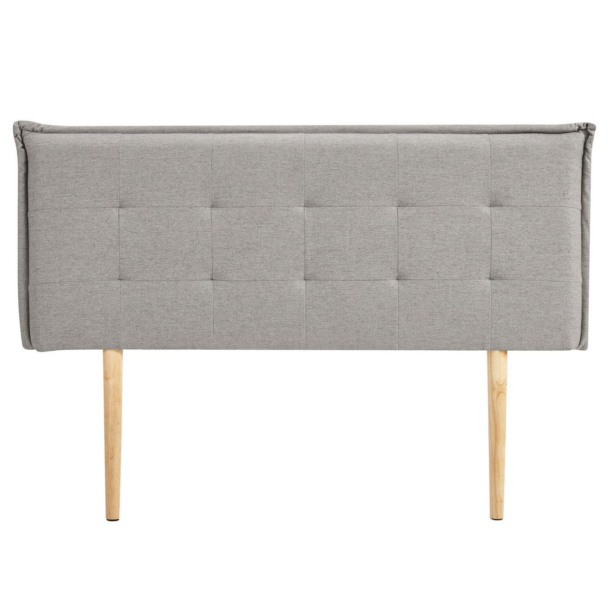 IDIMEX Tête de lit TIMOTHÉ 140 capitonnée sur pieds, en tissu