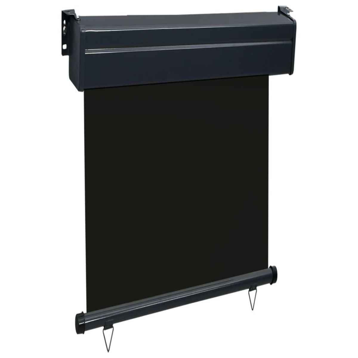VIDAXL Auvent lateral de balcon 65x250 cm noir
