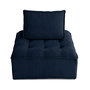 Voir la diapositive 1 : LISA DESIGN Marisol - module d'assise - velours texturé