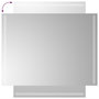 Voir la diapositive 4 : VIDAXL Miroir de salle de bain a LED 60x80 cm