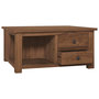 Voir la diapositive 2 : VIDAXL Table basse 68x68x33 cm Bois de teck solide