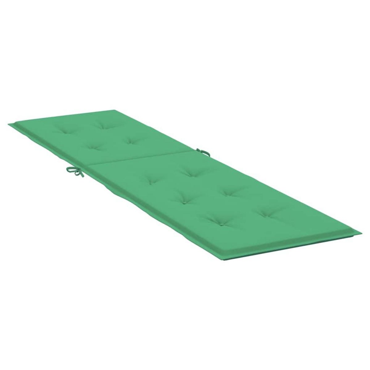 VIDAXL Coussin de chaise de terrasse vert (75+105)x50x4 cm