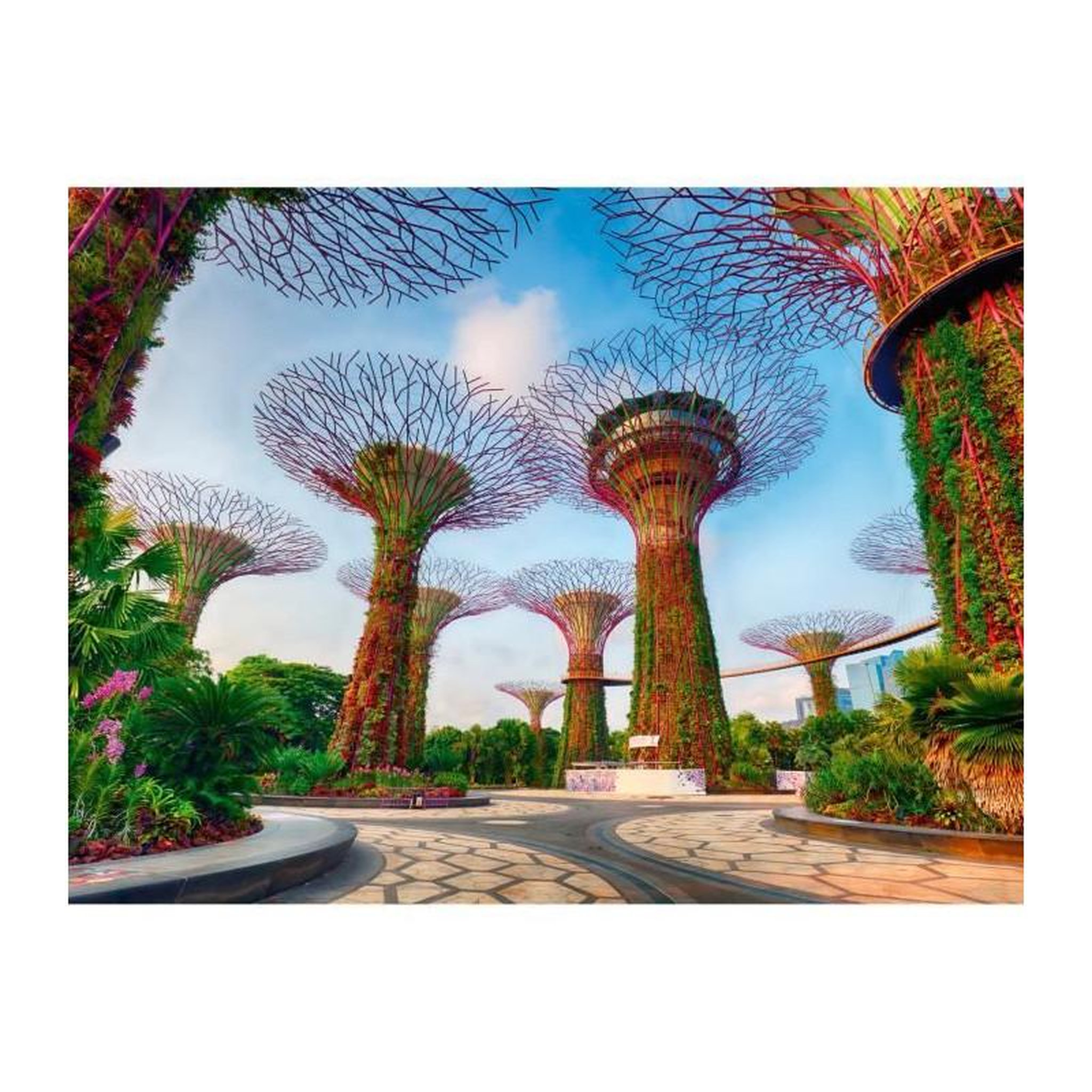 RAVENSBURGER Puzzle 1500 pièces - Jardin de la Baie de Singapour - Ravensburger