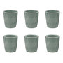 Voir la diapositive 1 : SECRET DE GOURMET Lot de 6 Tasses Design  Zoé  22cl Vert