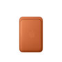 Voir la diapositive 1 : APPLE Porte-cartes MagSafe tissage fin Roux orange