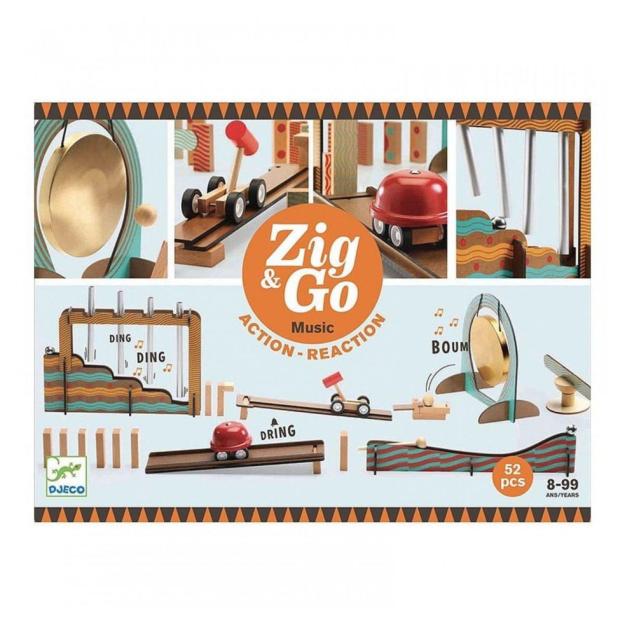 Djeco Zig  and  go - zig  and  go - music - 52 pcs