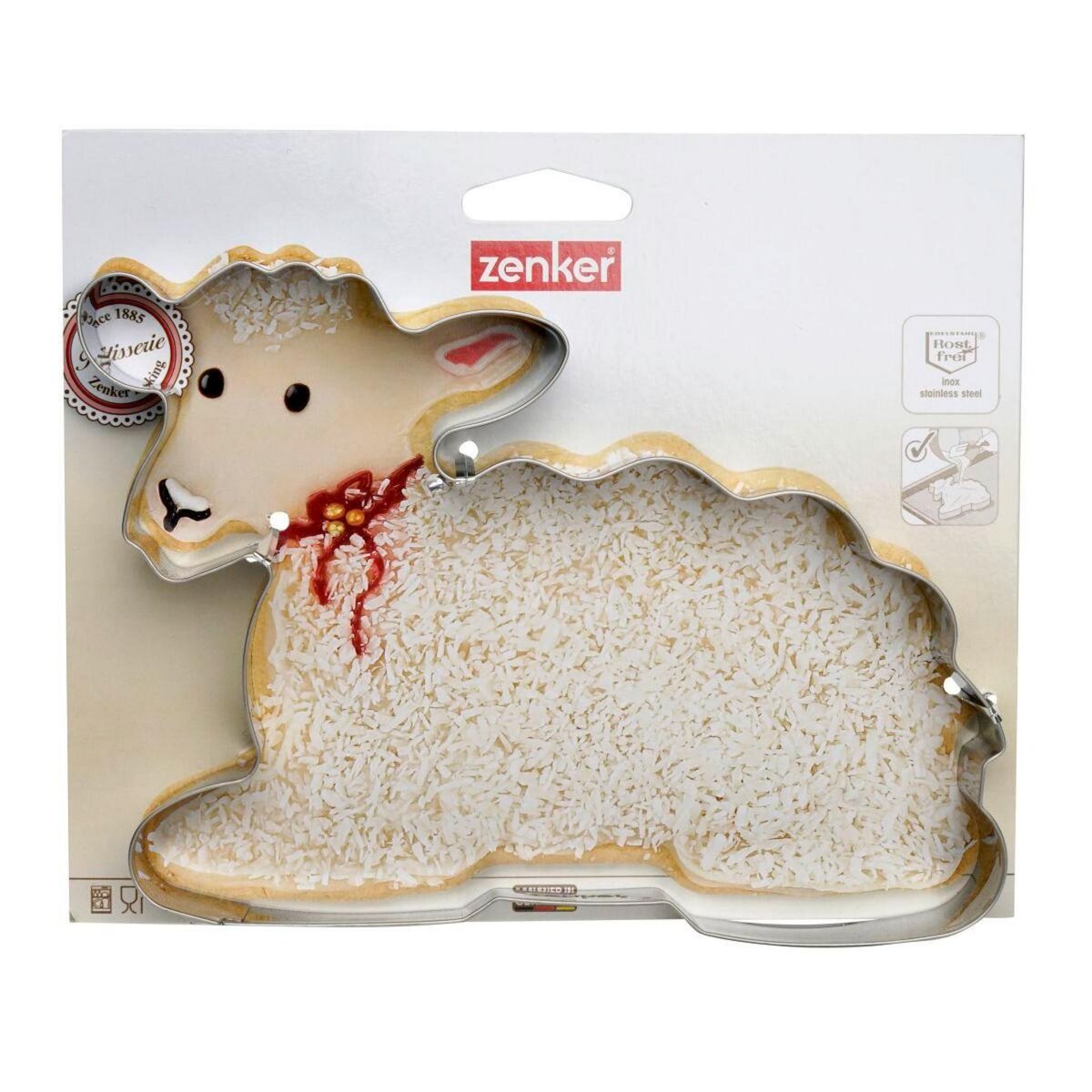 ZENKER Emporte-pièce agneau pour dessert de pâques Zenker Pâques