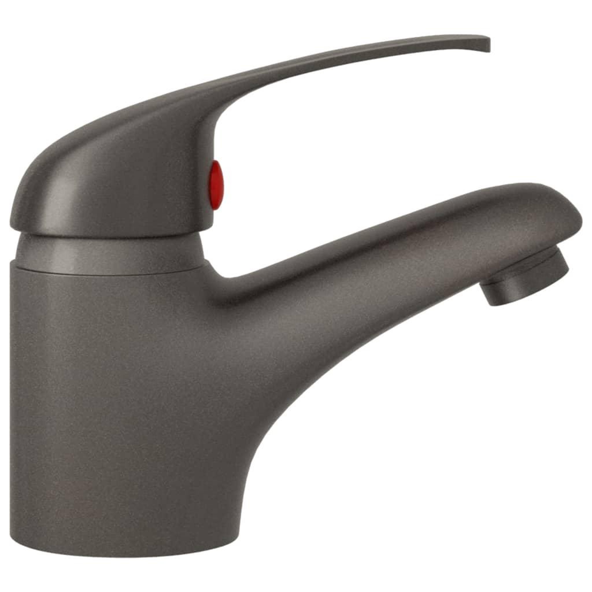 Voir la diapositive 4 : VIDAXL Mitigeur de lavabo gris 13x10 cm