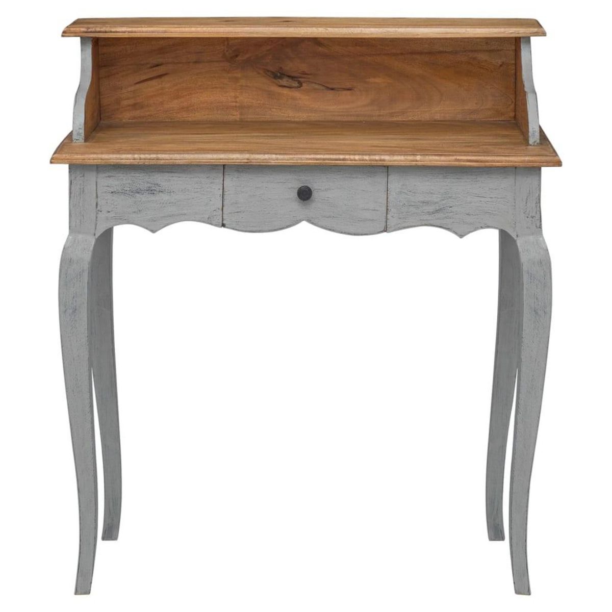 VIDAXL Bureau d'ecriture bois d'acajou massif 80x40x92 cm
