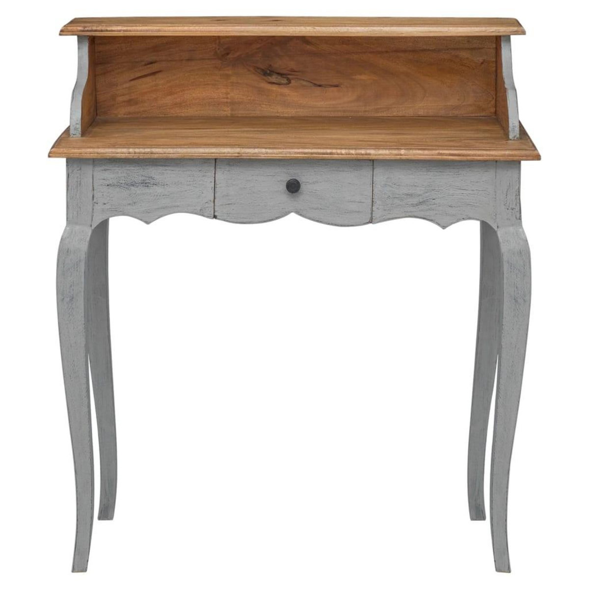 VIDAXL Bureau d'ecriture bois d'acajou massif 80x40x92 cm