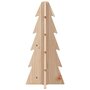 Voir la diapositive 3 : VIDAXL Arbre de Noël en bois pour décoration 49 cm bois massif de pin