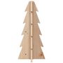 Voir la diapositive 3 : VIDAXL Arbre de Noël en bois pour décoration 49 cm bois massif de pin