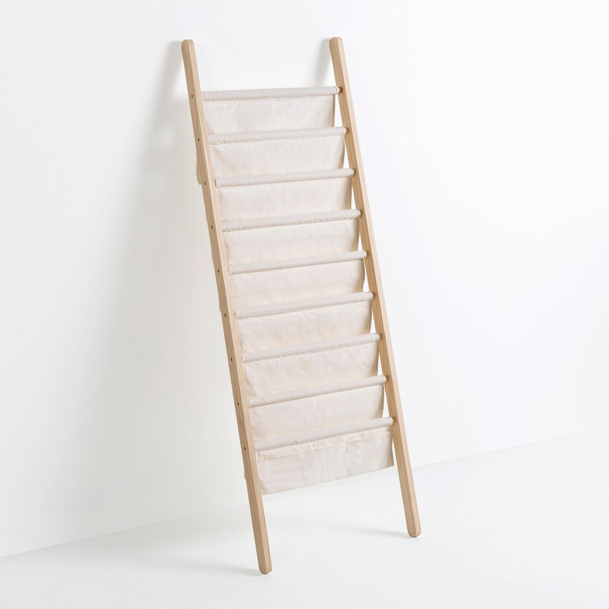 VS VENTA-STOCK Porte-revues Xoel en tissu et bois avec 8 sections