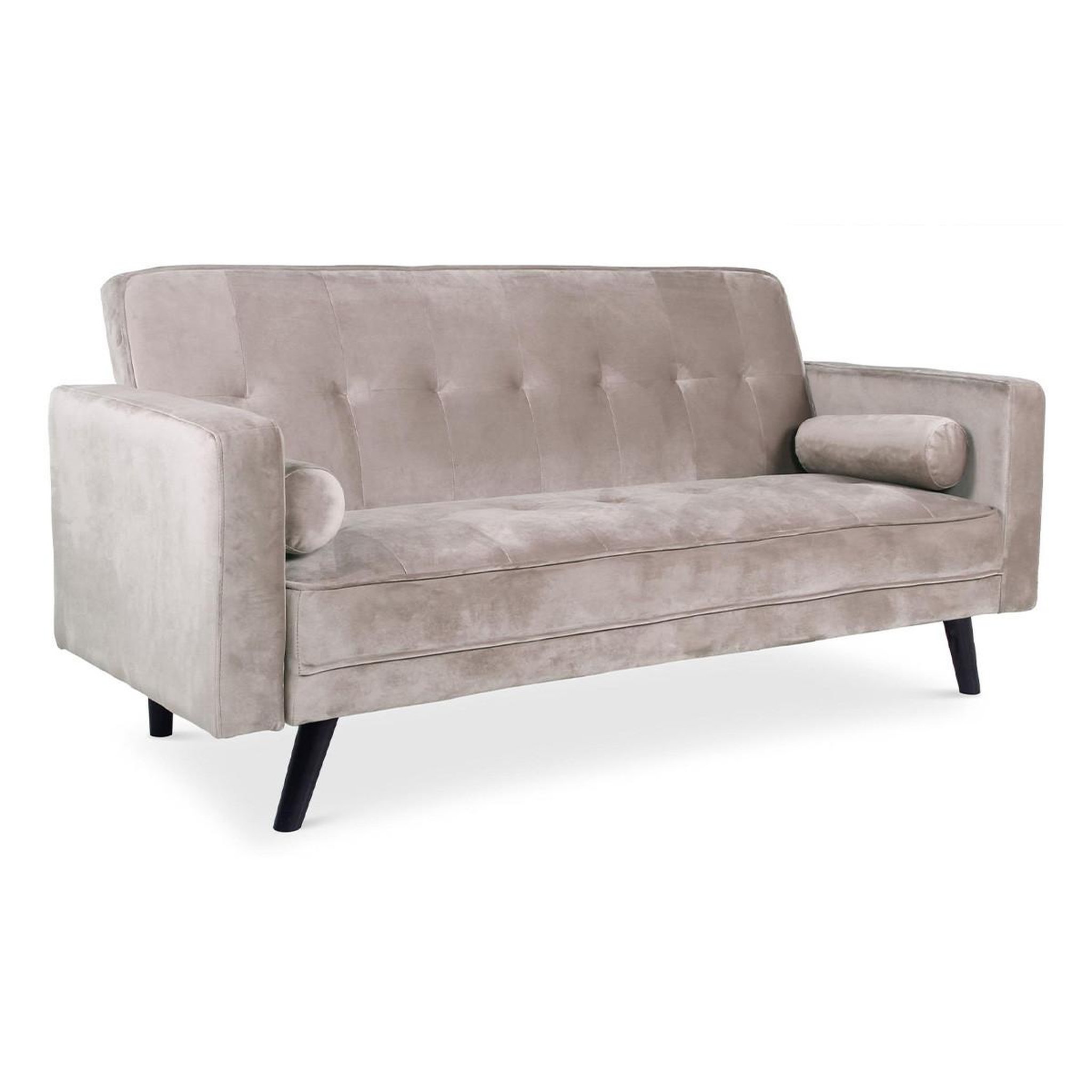 Paris Prix Canapé convertible 3 places scandinave  navya  taupe