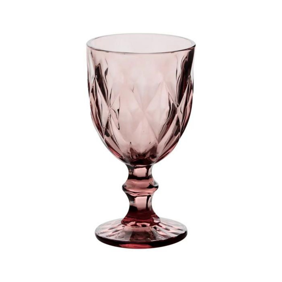 SECRET DE GOURMET Lot de 6 Verres à Vin  Lea  23cl Rose