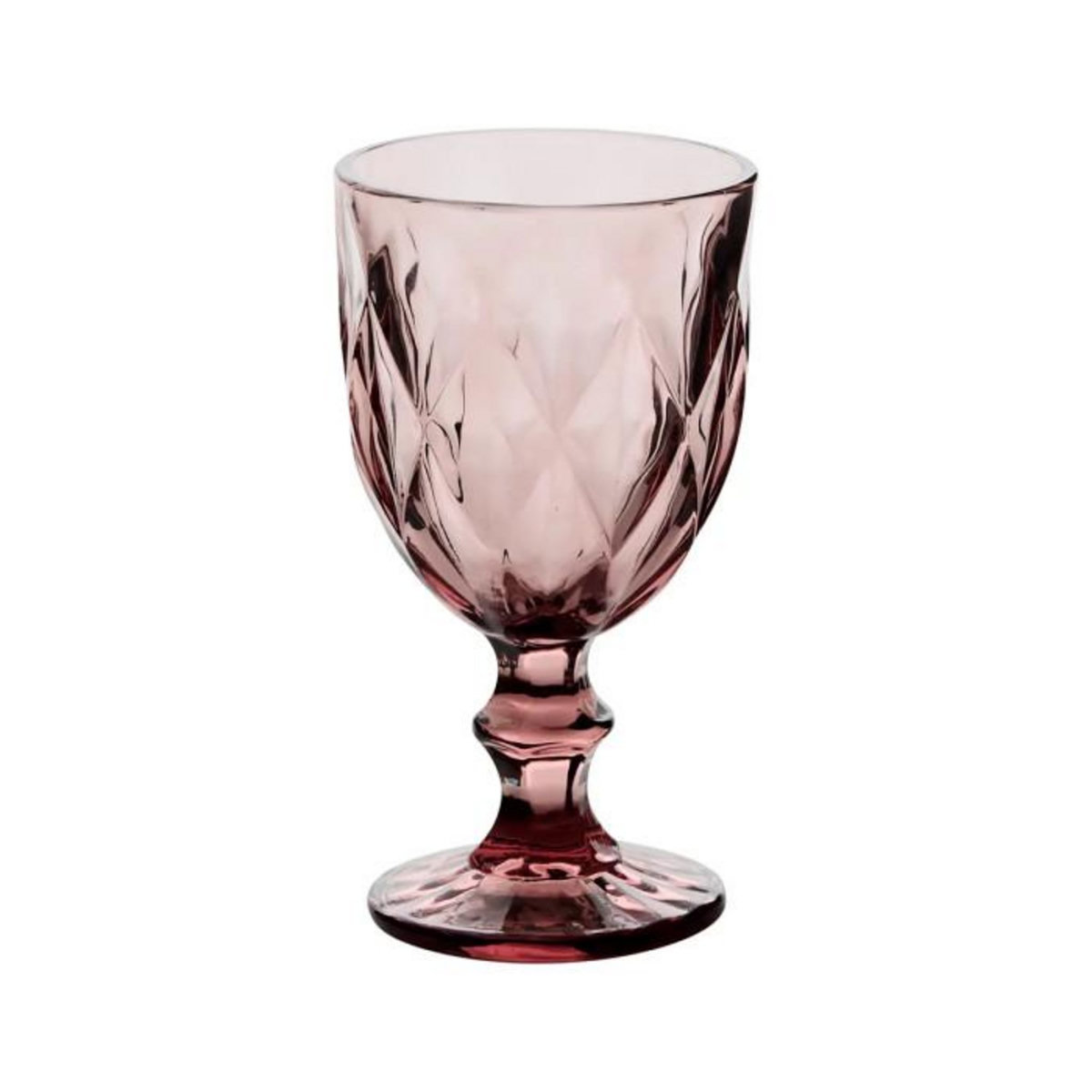 SECRET DE GOURMET Lot de 6 Verres à Vin  Lea  23cl Rose