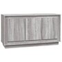 Voir la diapositive 2 : VIDAXL Buffet sonoma gris 102x35x55 cm bois d'ingenierie