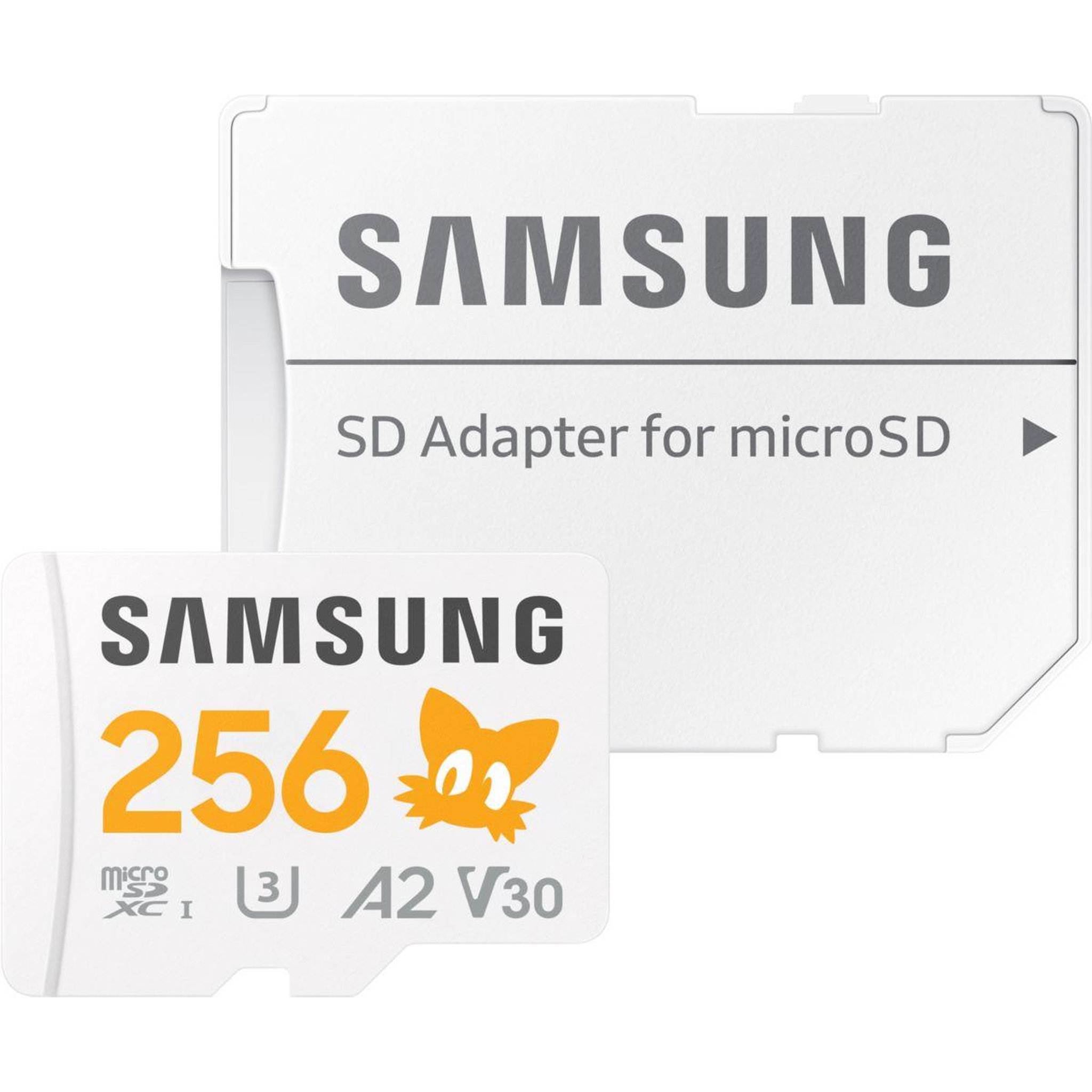 Voir la diapositive 2 : Samsung Carte micro sd 256 go pro plus sonic