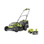 Voir la diapositive 1 : Ryobi Tondeuse RYOBI 18V LithiumPlus Brushless coupe 37cm - 1 batterie 5,0 Ah - 1 chargeur rapide - RY18L