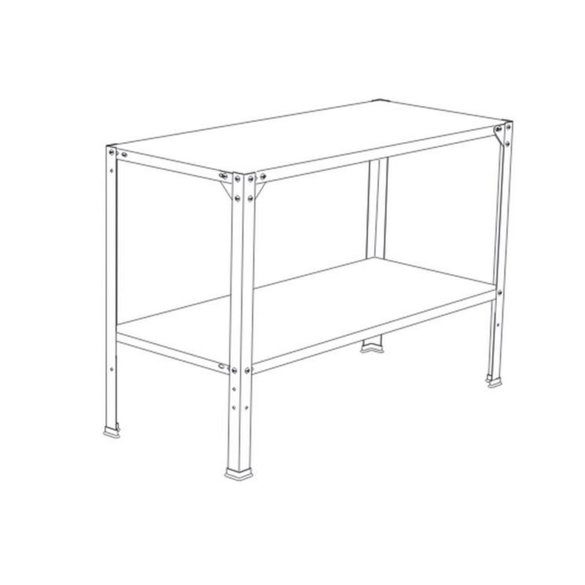 Palram Table de culture en acier pour serre - 701152