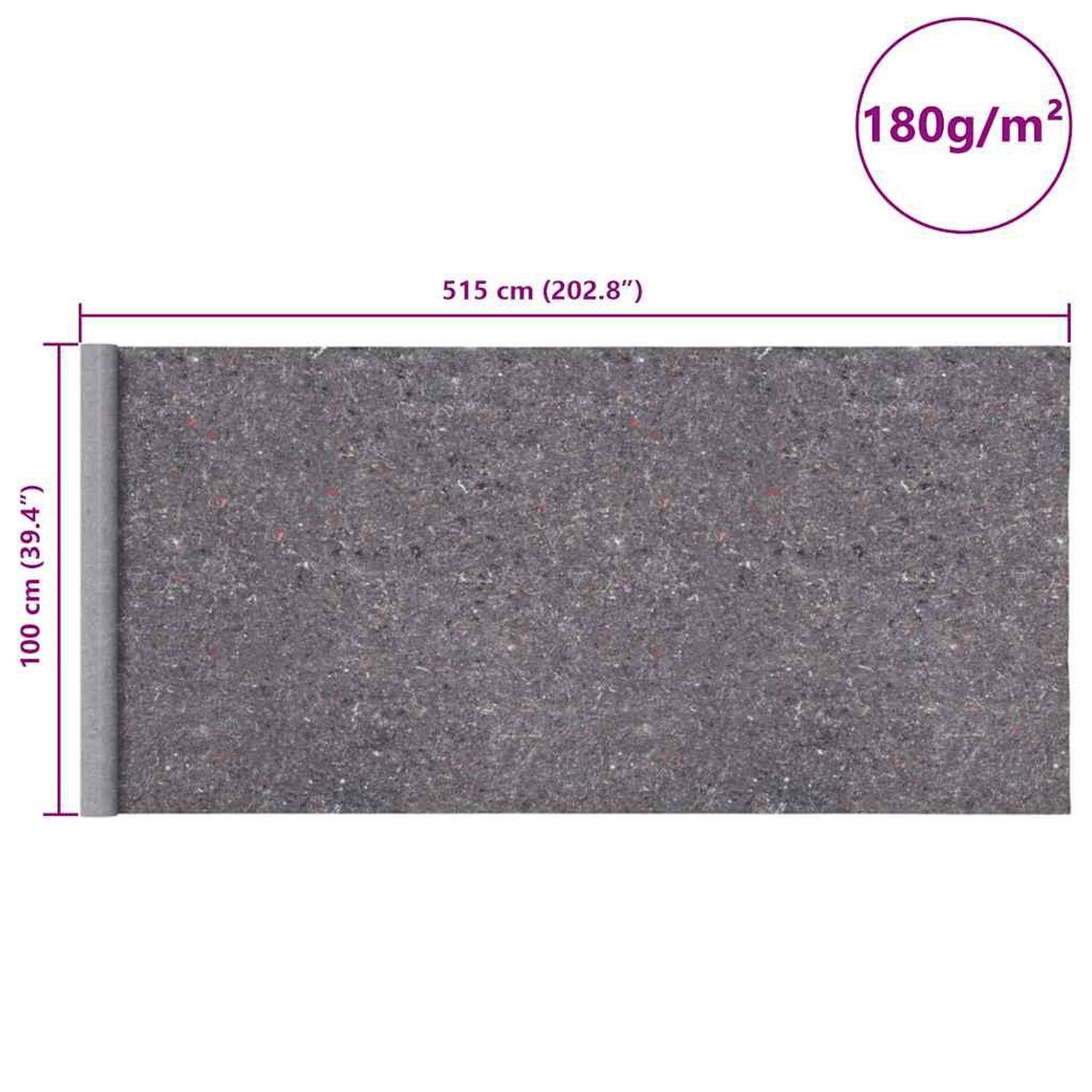 Voir la diapositive 6 : VIDAXL Bache de protection contre peinture 515 cm 180 g/m² gris