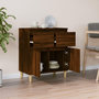 Voir la diapositive 3 : VIDAXL Buffet Chene marron 60x35x70 cm Bois d'ingenierie