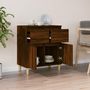 Voir la diapositive 3 : VIDAXL Buffet Chene marron 60x35x70 cm Bois d'ingenierie