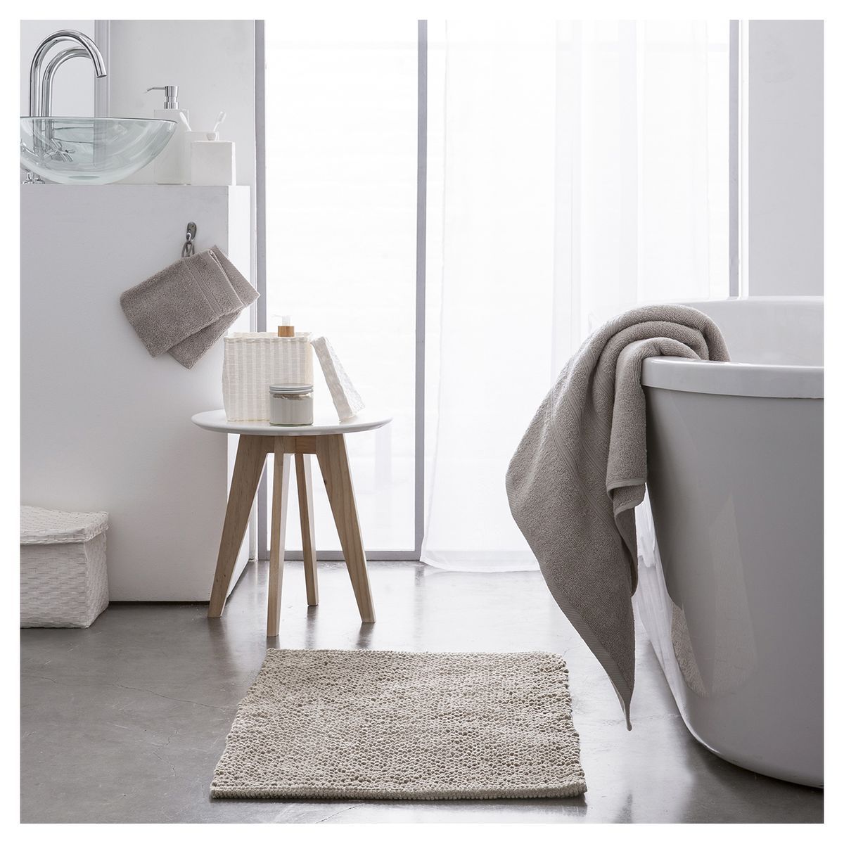 TODAY Maxi drap de bain uni en coton  600G/M² 