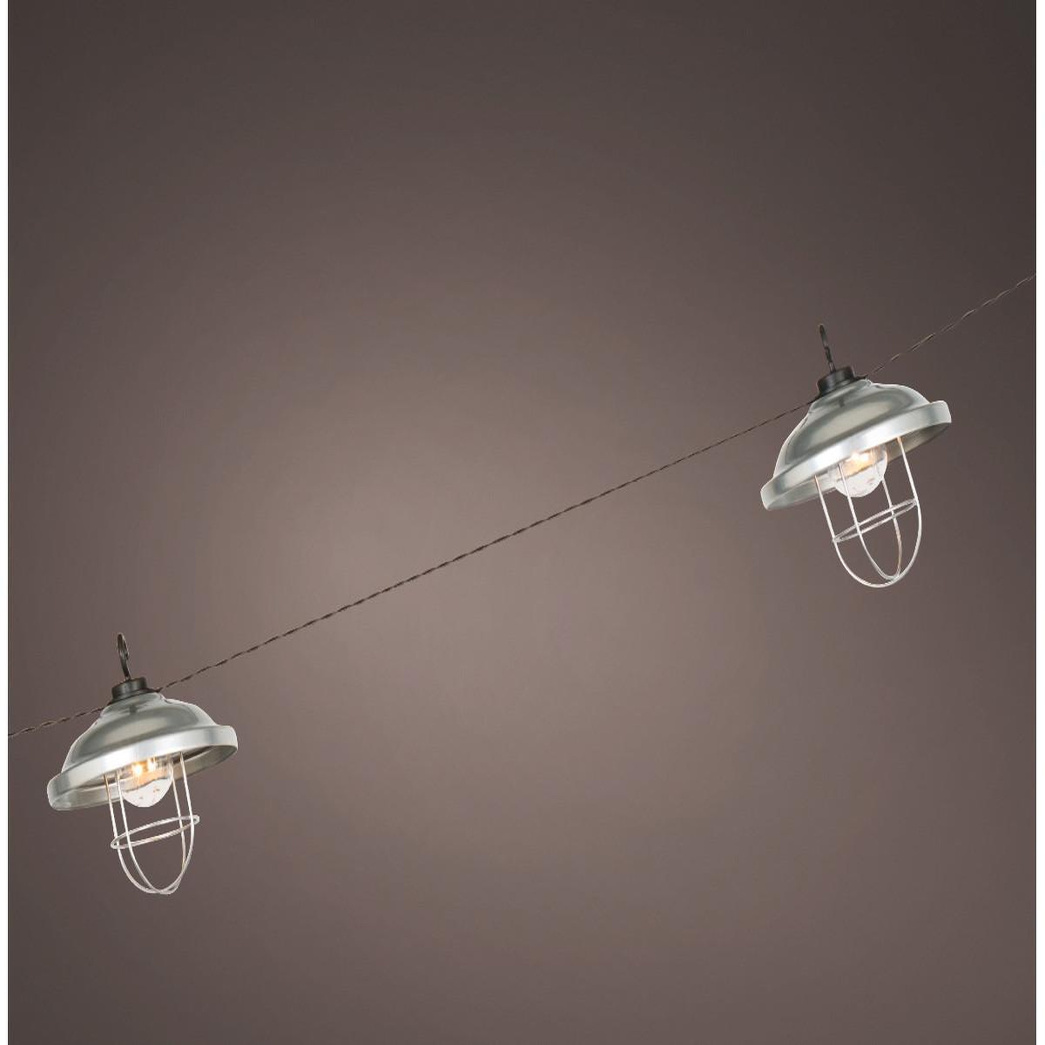 Voir la diapositive 3 : JARDIDECO Guirlande d'extérieur LED style industriel - Jardideco