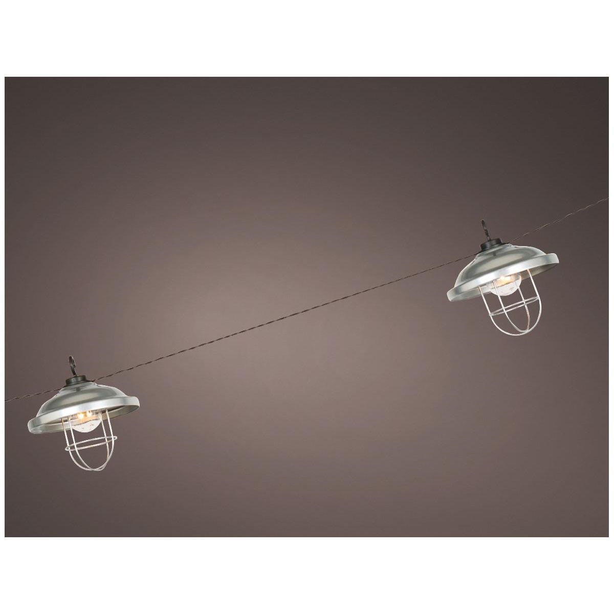 JARDIDECO Guirlande d'extérieur LED style industriel - Jardideco