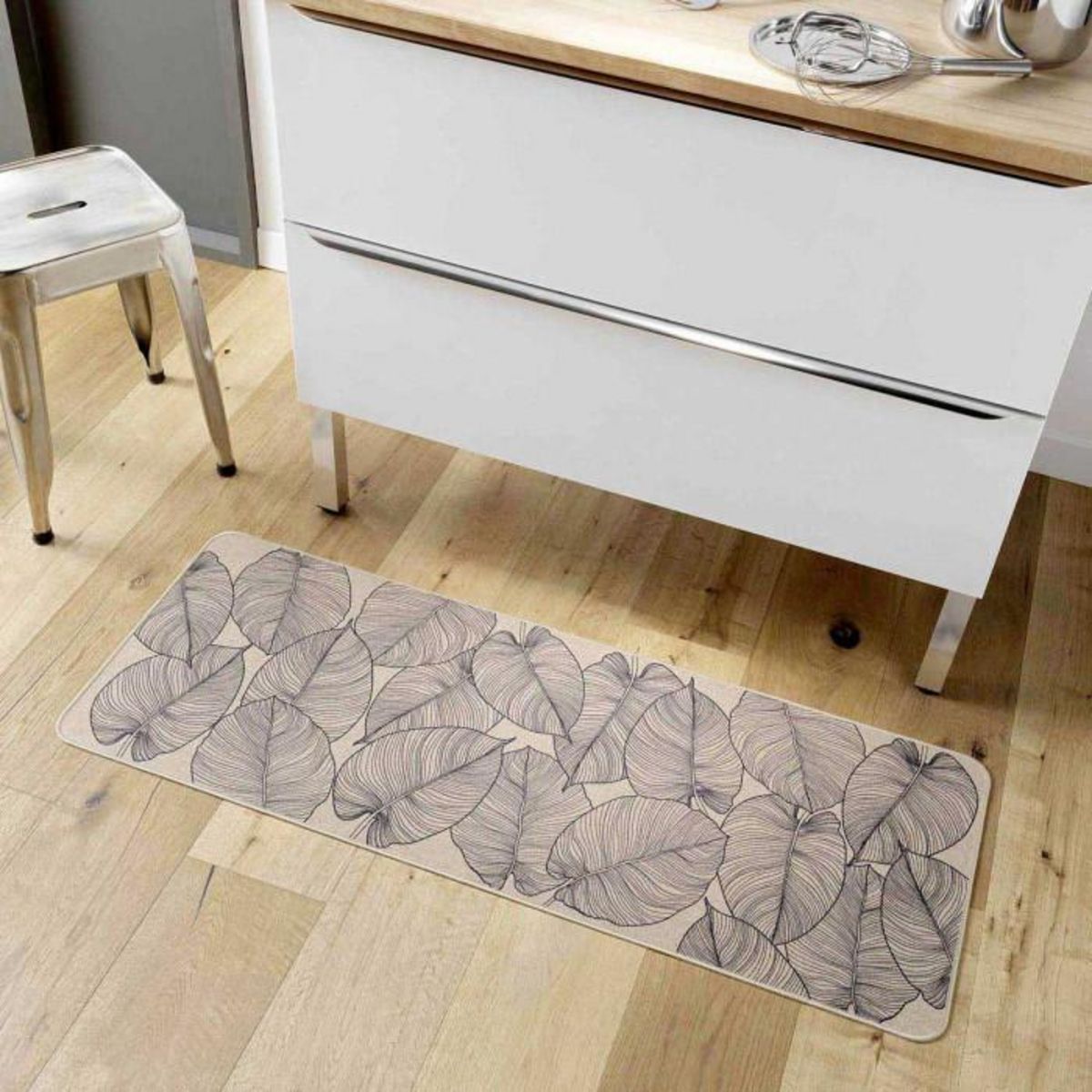 Paris Prix Tapis Multi-Usage Tissé  Jade  45x120cm Naturel