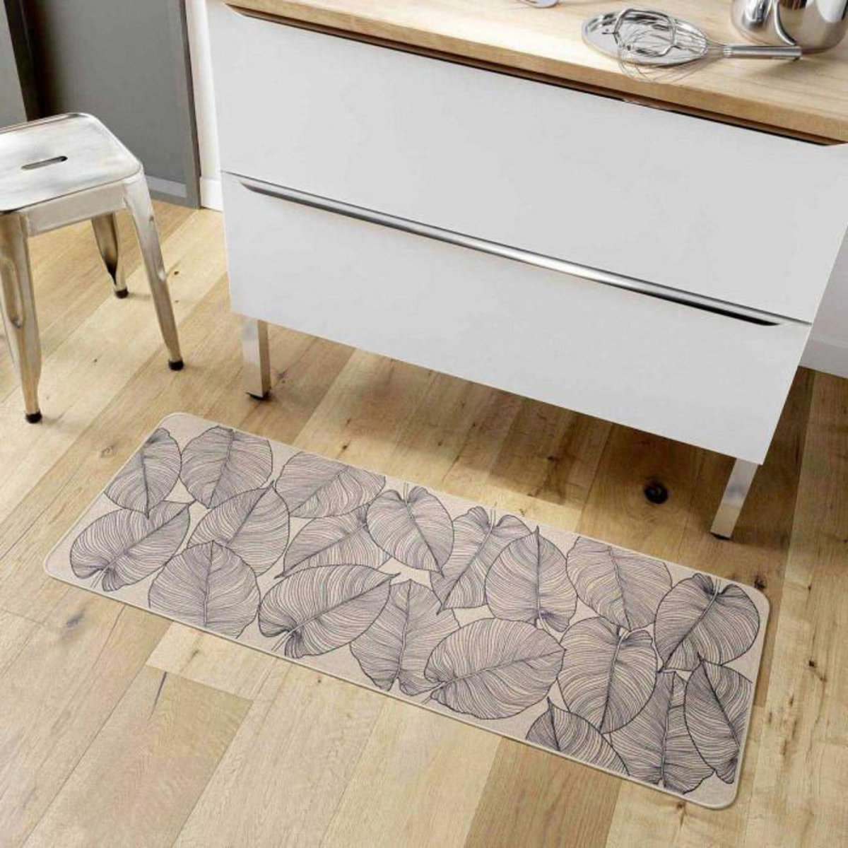 Paris Prix Tapis Multi-Usage Tissé  Jade  45x120cm Naturel