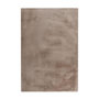 Voir la diapositive 1 : Paris Prix Tapis Uni Doux à Poils Longs  Rabbit  Taupe