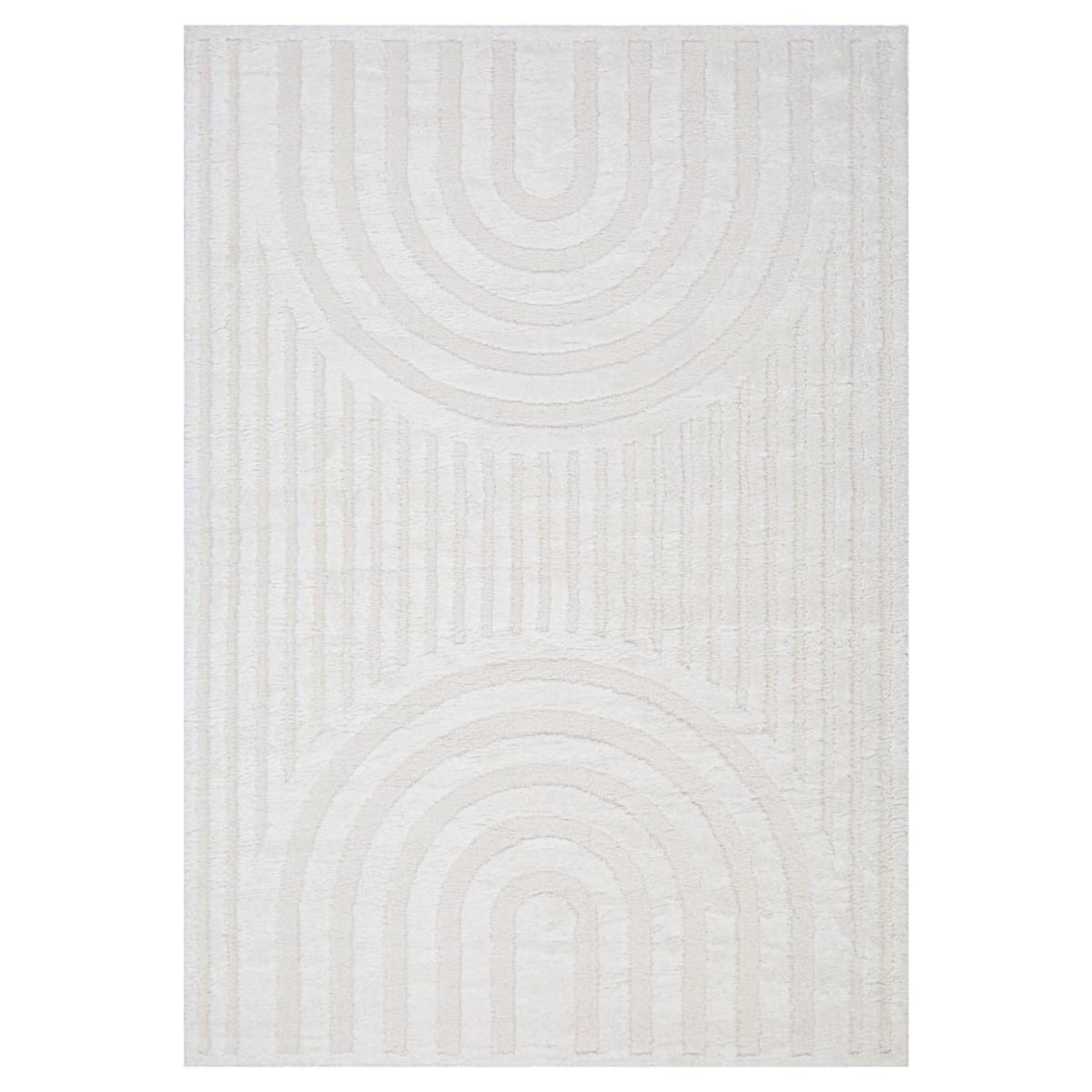 FUTURE HOME Tapis déco motif arche circulaire 120x190cm