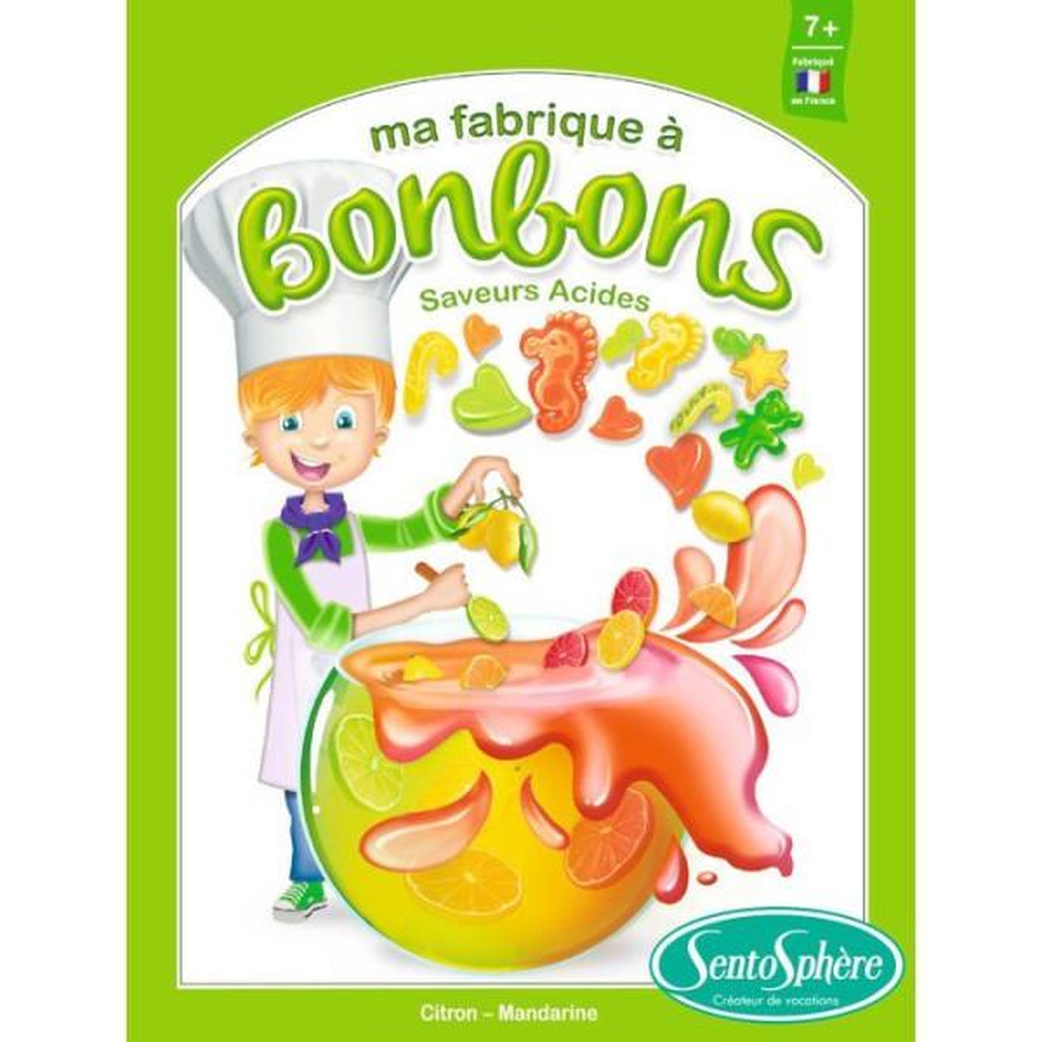 Voir la diapositive 4 : Sentosphere Ma mini fabrique a bonbon saveurs acides
