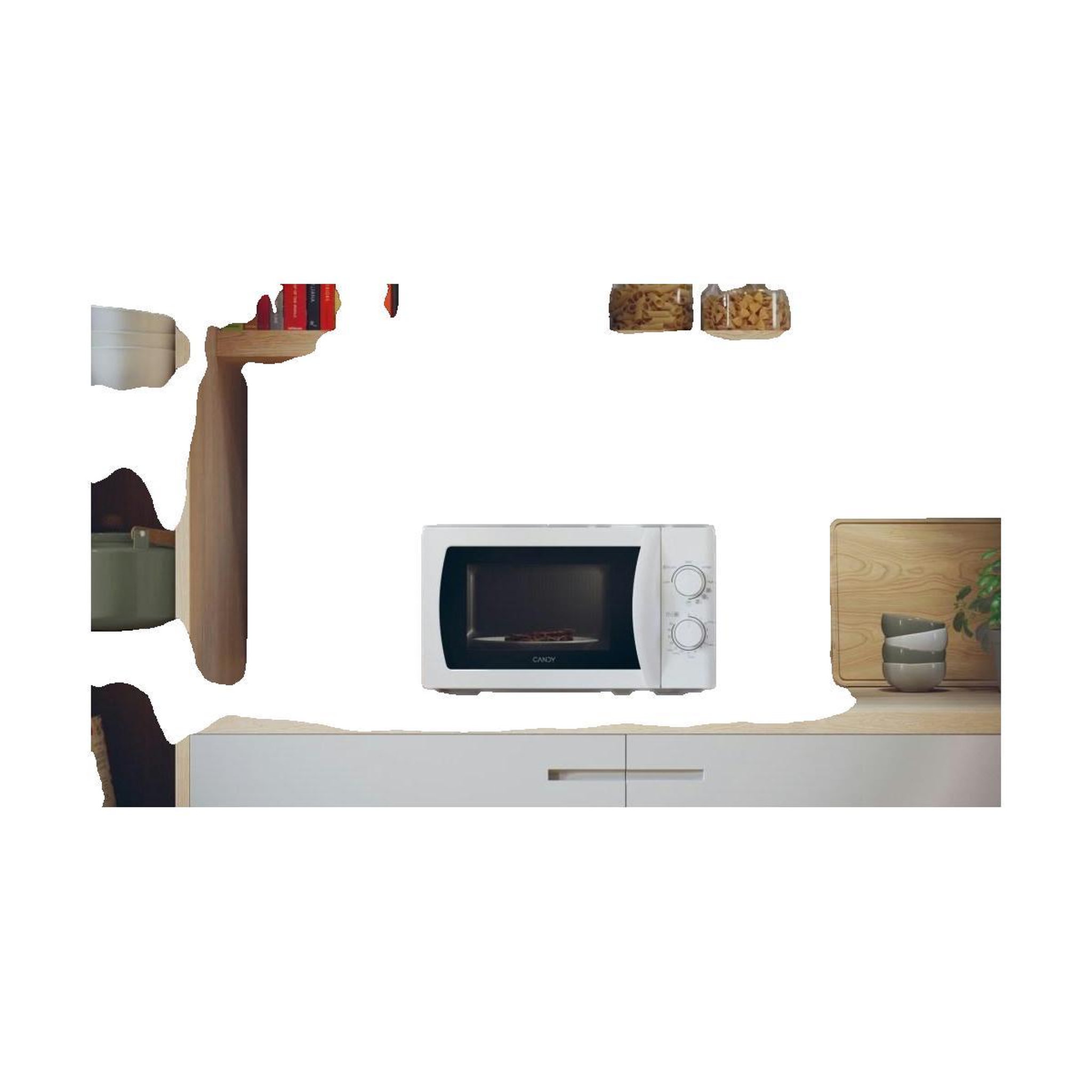 Voir la diapositive 3 : Candy Micro-ondes Candy Idea 20L 700W Blanc