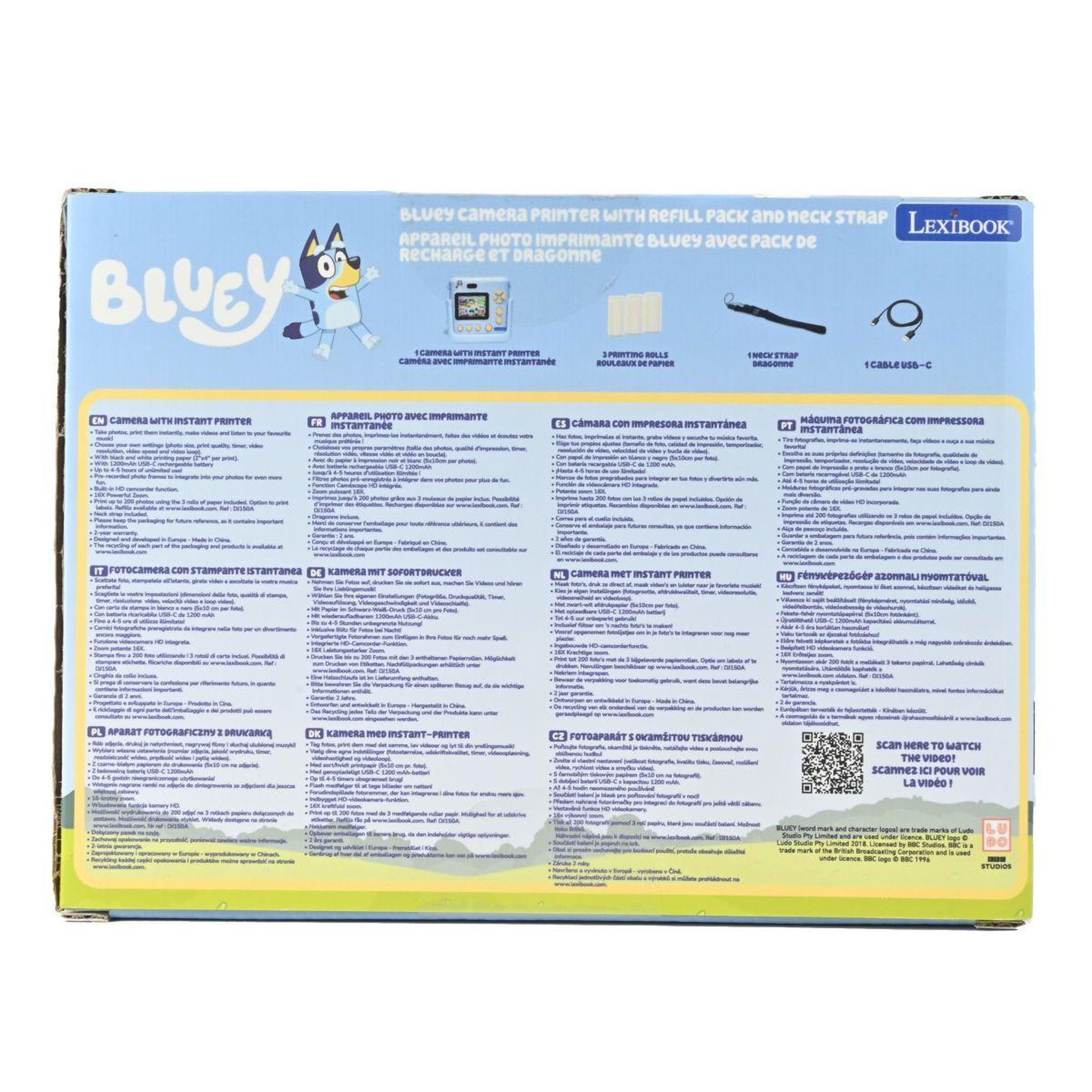 Voir la diapositive 4 : Lexibook Starcam® Print, pack caméra avec imprimante instantanée & carte SD