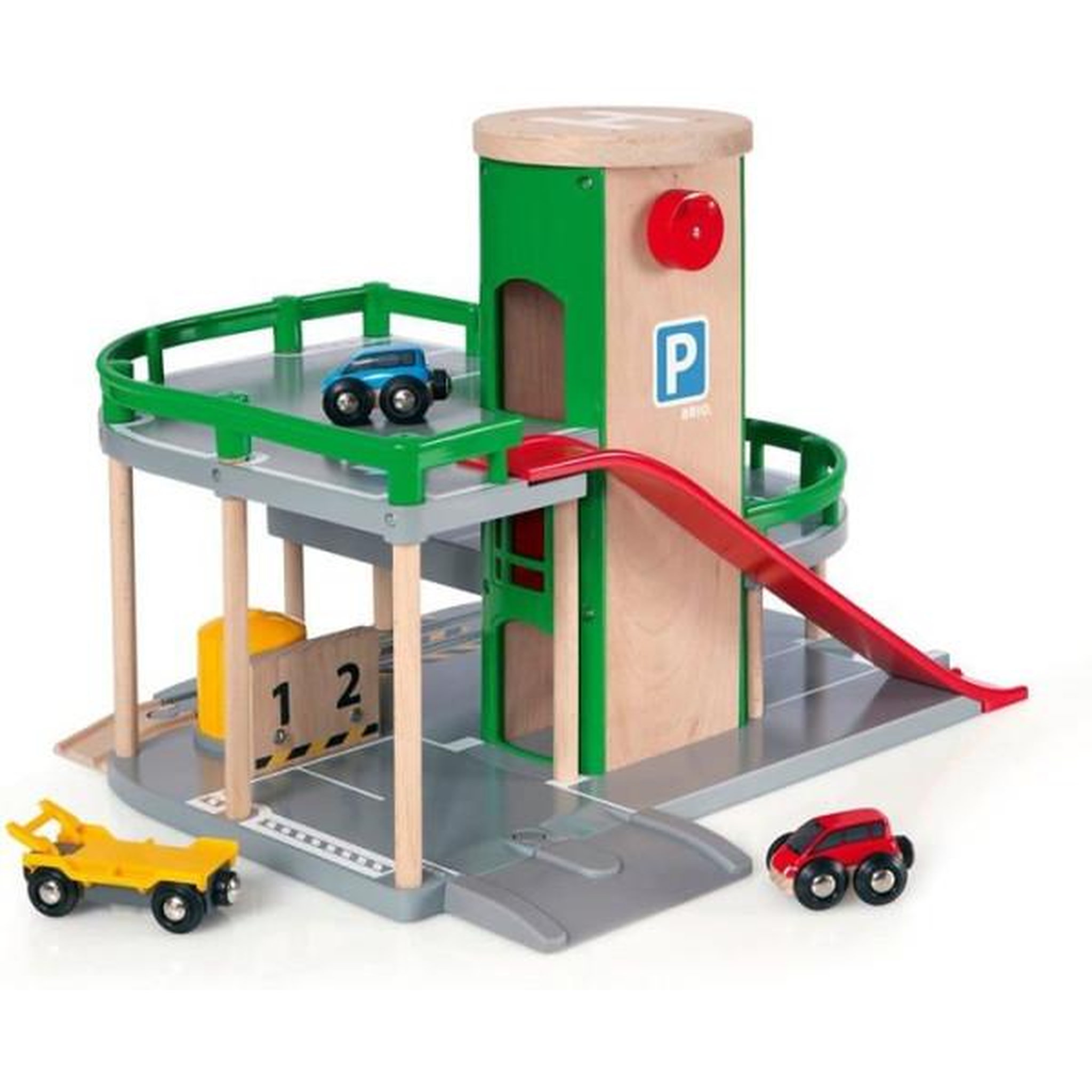 Voir la diapositive 3 : Brio Garage rail / route brio world - ravensburger - 3 niveaux - mixte des 3 ans