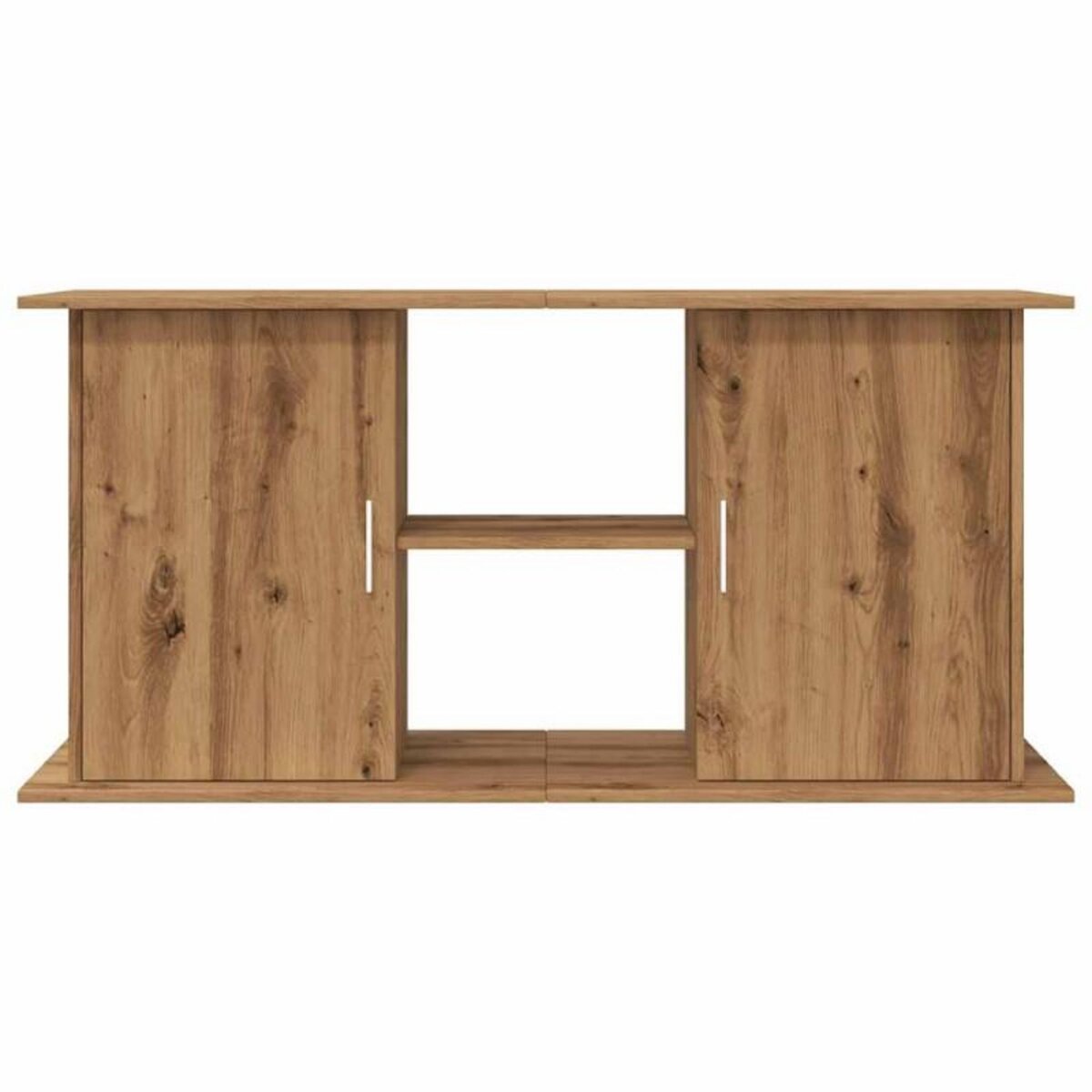 VIDAXL Support d aquarium chêne artisanal 121x41x58 cm bois ingénierie