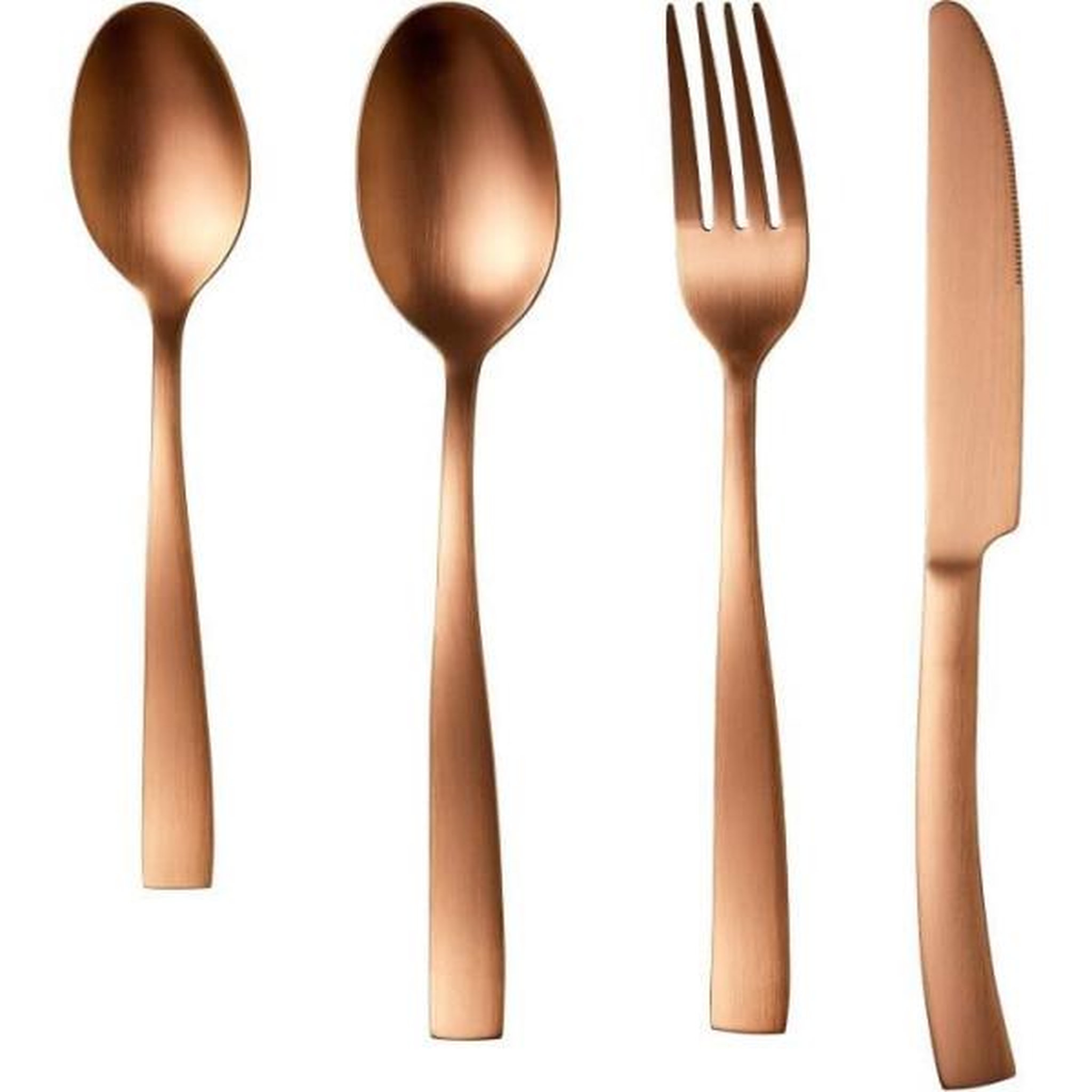 Arthur Martin Ménageres - arthur martin - am0056 - 24 pieces - acier inoxydable - finition cuivre
